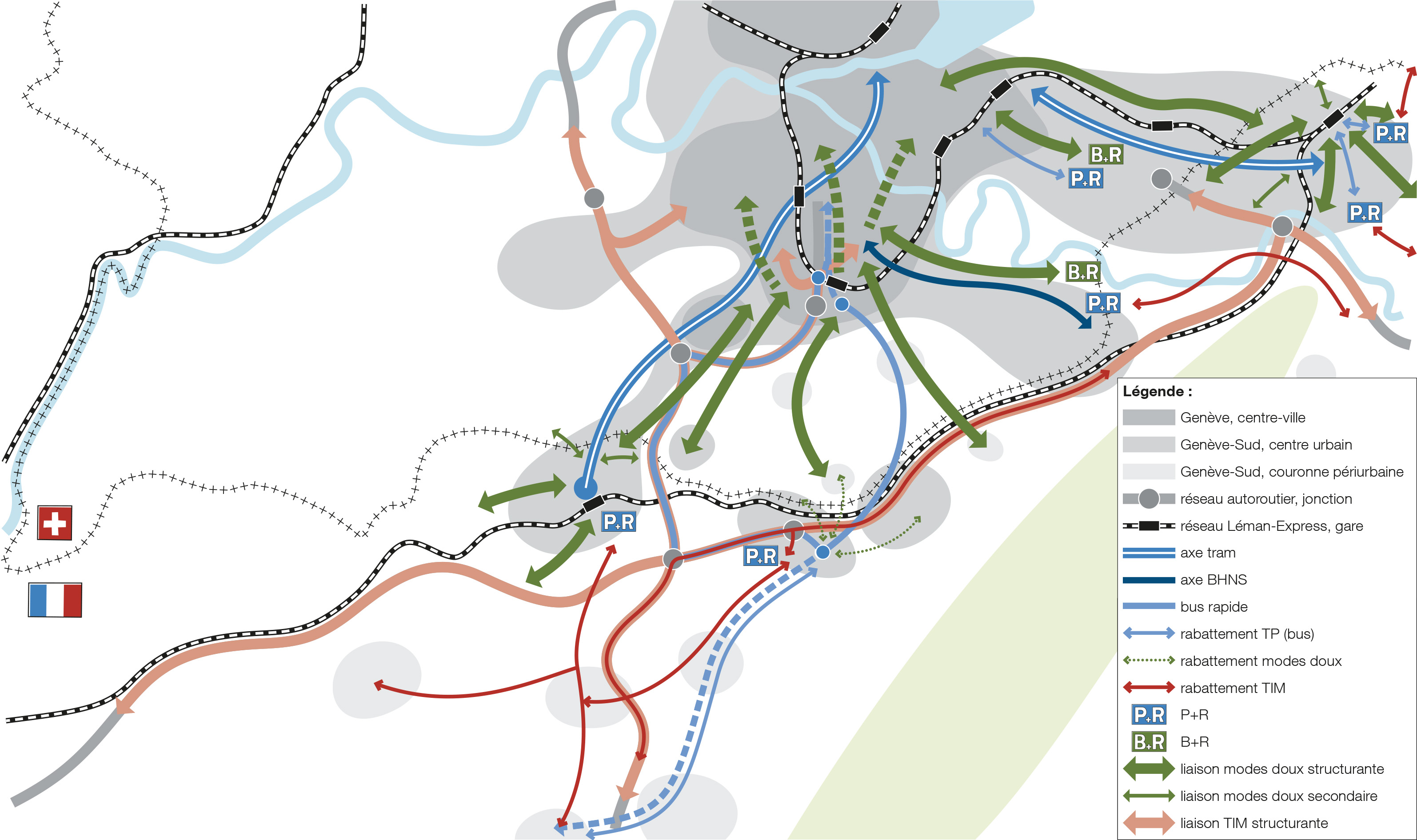 Multimodales Konzept Genf-Süd