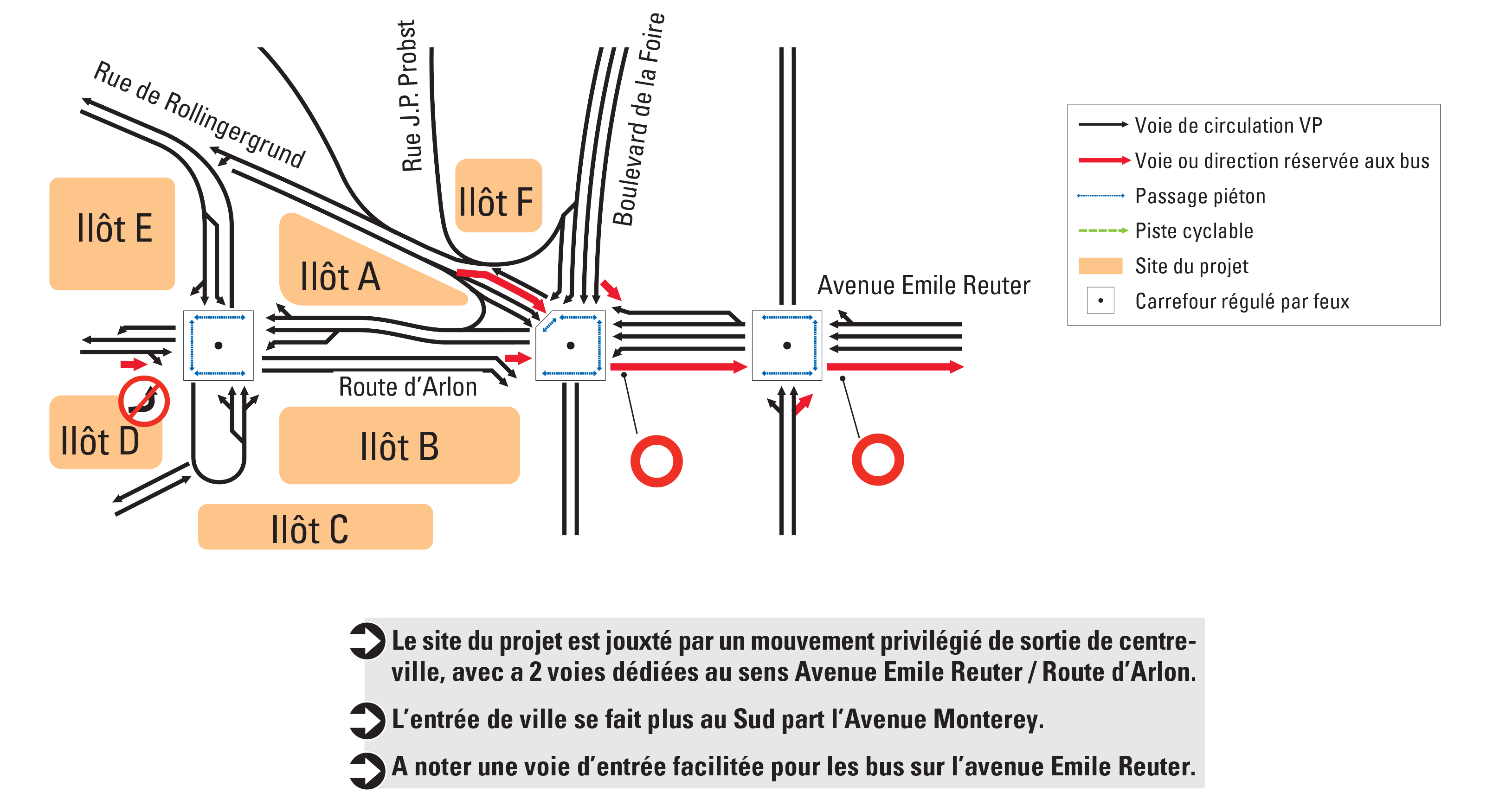 Etude d&#039;accessibilité au projet de centre commercial de la place de l&#039;Etoile